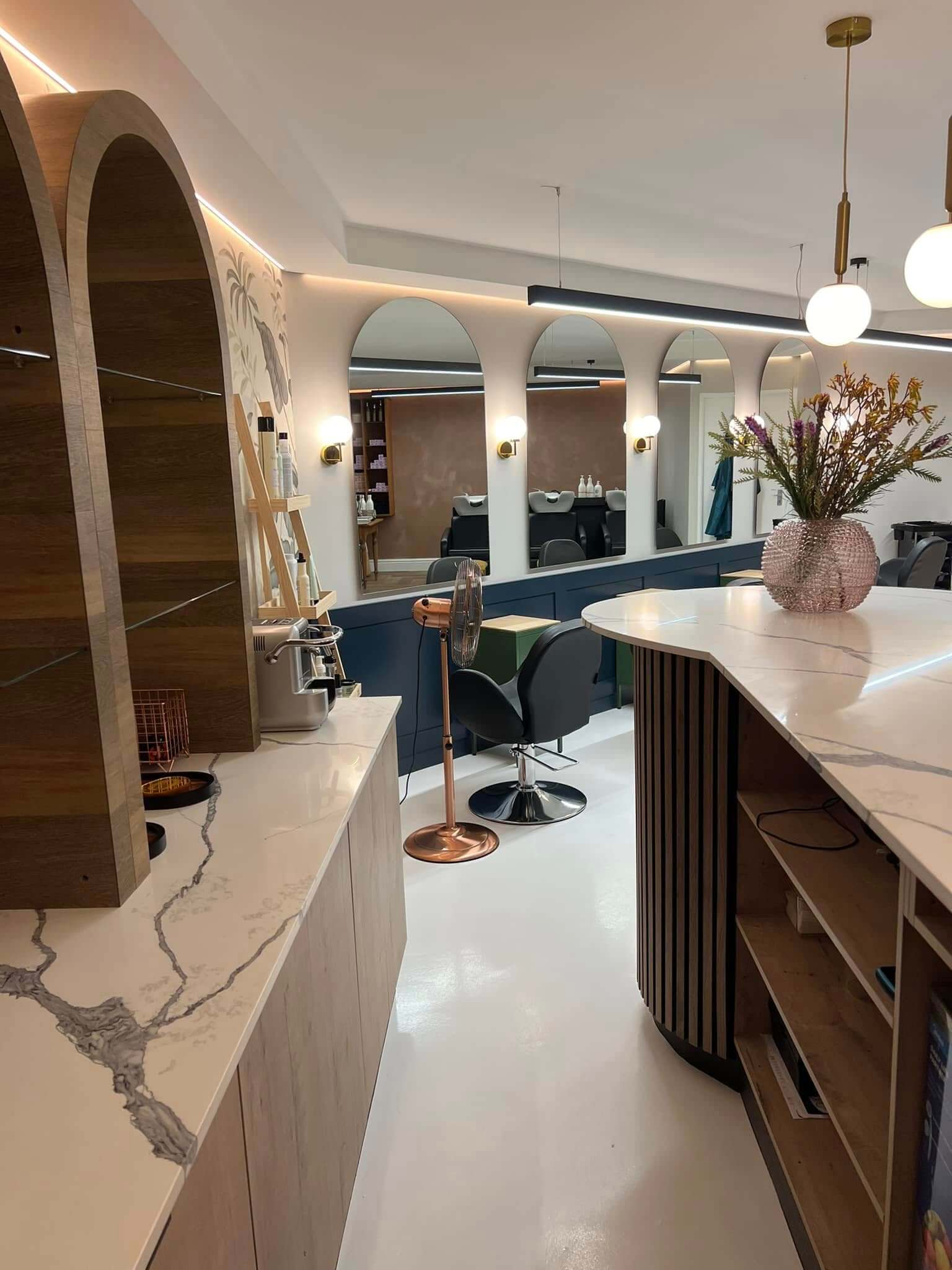 Commercial Fit Outs 8 Hair Salon Cabinetry Close Up