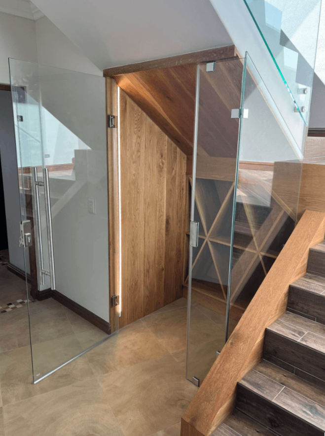 Custom Cabinetry 6 Wine cellar in garden route